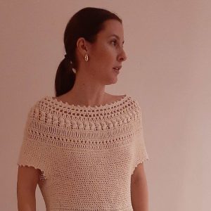 Luxuriöse Leinen Bluse - Größe M bis L