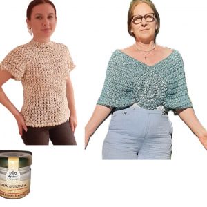 Handgemachte Bluse, Handgemachtes Poncho