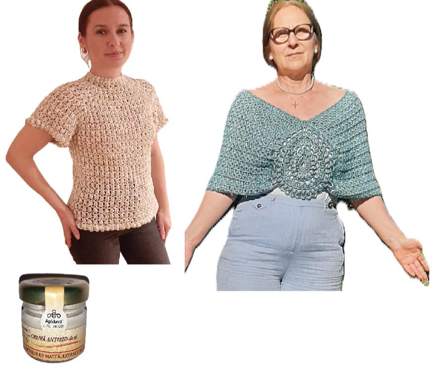 Handgemachte Bluse, Handgemachtes Poncho